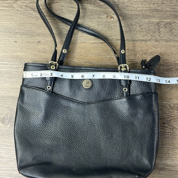 Ann Klein Women’s Black Structured Tote Bag, Shoulder Bag - Picture 3 of 7